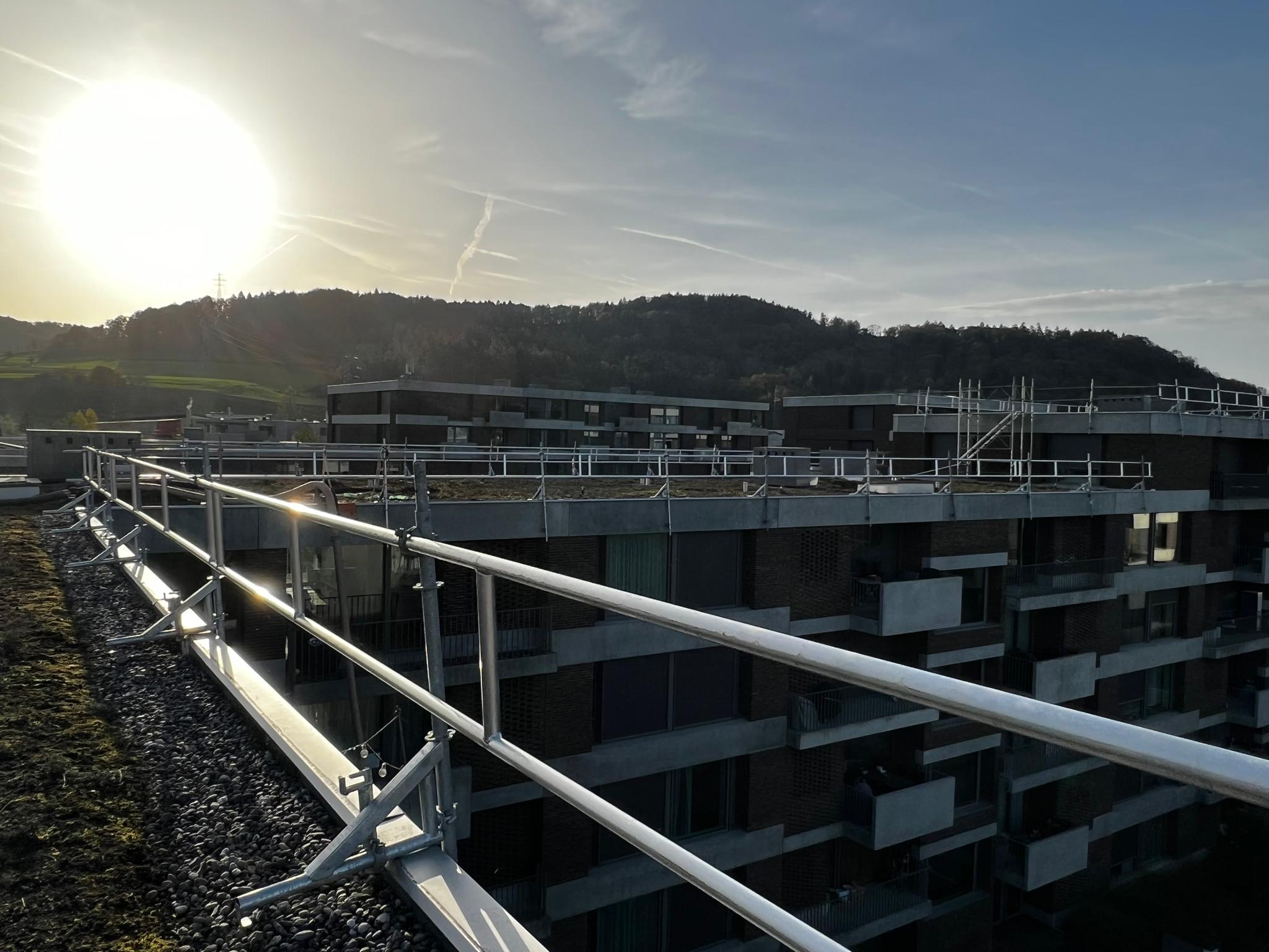 Dachrandschutz Gerüst Winterthur